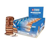 MaxiNutrition Barrita proteica de waffle con leche y coco, 22% de proteína, 174 kcal (12 barritas de proteína x 40 g), sin azúcar añadido