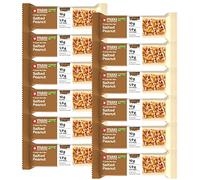 MaxiNutrition Barritas proteicas de cacahuete salado 12 x 46 g - Barritas elaboradas con cacahuetes enteros con un 22% de proteínas, barritas de muesli, vegetarianas, sin azúcares añadidos