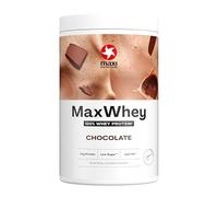 MaxiNutrition MaxWhey 100% Whey Proteína en Polvo de Chocolate 420 g, produce 14 batidos de proteínas de 23 g de proteínas, sin sabores artificiales, incluye vitamina B6, fabricado en Alemania