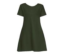 Maxivestidos para mujer, vestido de verano 2025, vestido de manga corta, vestido blanco para mujer, verde, M