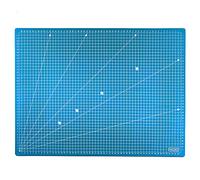 MAXKO Tapete de Corte A1 - Base de Corte A1 de PVC - Alfombrilla de Corte 2 Capas 90 x 60 cm - Cutting Mat con Escuadra 15 °- Tabla de Corte Manualidades Patchwork Costura - Azul