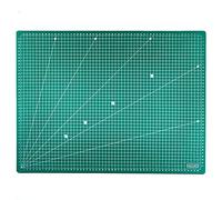 MAXKO Tapete de Corte A1 - Base de Corte A1 de PVC - Alfombrilla de Corte 2 Capas 90 x 60 cm - Cutting Mat con Escuadra 15 °- Tabla de Corte Manualidades Patchwork Costura - Verde