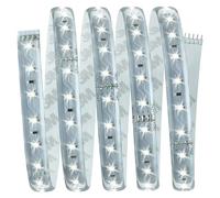 Paulmann 70667 Strip LED MaxLED 500 juego básico incl. tira de luz 1x8,5 W, regulable, plateado, cinta de luz, plástico, cinta de LED 6500 K
