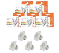 Maxled, Light is Led! 5 Pack Mini Focos LED Empotrable Interior Techo 8W 600LM LED Spot Blanco Natural 4000K Para Hogar y Tienda No Regulable Pequeño Downlight Driver NO NECESARIO Corte Ø60mm AC230V