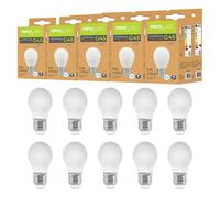 Maxled, Light is Led! Bombillas LED E27 P45/G45 5W Equivalente a 40W Luz Blanca Fría 6500K 470 Lúmenes Casquillo E27 Lámpara G45 Esférica Ahorro Energético Ángulo haz 180° No Regulable 230V 10 Pack