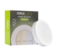 Maxled, Light is Led! Downlight LED Panel Superficie Redondo 24W Φ224mm 2500LM Focos Led Interior Techo CCT Blanco Cálido Neutro Frío No Regulable 220V-240V