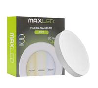 Maxled, Light is Led! Downlight LED Panel Superficie Redondo 30W Φ299mm 3200LM Focos Led Interior Techo (Blanco Cálida Neutral Fría) No Regulable 220V-240V [Clase de eficiencia energética F]