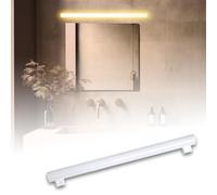 Maxled, Light is Led! Linestra LED S14S 50cm 12W Equivalente a 90W 1100LM Blanco Cálido 2700K LED Lineal Lámpara Angulo de Haz 180° S14S Bombilla Tubo 2 Casquillos para Cocina Baño Espejo No Regulable
