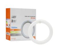 Maxled, Light is Led! T9 Tubo LED Circular G10Q, Φ21.5cm 14W 1100LM 6500K Blanco Fría, Alternativa a Las Lámparas Fluorescentes Clásicas T9 Bombilla Redondo PC 230V Optimo Consumo Energético