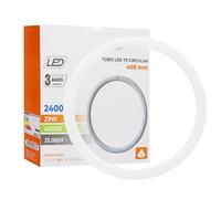 Maxled, Light is Led! T9 Tubo LED Circular G10Q Φ40cm 29W 2400LM 4000K Blanco Neutra Alternativa a Las Lámpara Fluorescentes Clásicas T9 Bombilla Redondo PC 230V Optimo Consumo Energético No Regulable