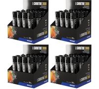 Maxler L-Carnitine 3000 - Albaricoque-Mango - 14x25ml - L Carnitina Líquida en dosis altas - Suplemento nutricional vegano - 3000 mg de ingredientes activos por porción - 14 porciones (Paquete de 4)