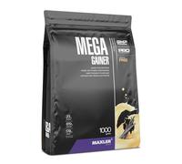 Maxler Mega Gainer - ganador de peso para desarrollar músculo - vainilla - 1000 g - combinación de proteínas, carbohidratos, vitaminas y minerales - 10% de proteína de suero - batido rico en calorías