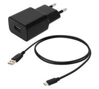 Maxlife Cargador de pared USB 1A Smartphone teléfono + Cable Micro-USB