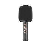 Maxlife MXBM-600 - Micrófono Bluetooth con altavoz, color negro, altavoz inalámbrico con micrófono, 3 W, compatible con iPhone, Android, batería de 1200 mAh, máquina de música portátil para niños y