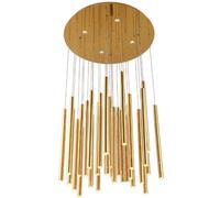 MaxLight Organic Gold lámpara colgante x3 W oro P0242D