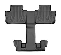 MAXLINER - Tapetes de Piso para 2ª y 3ª Fila, Color Negro para GMC Acadia 2017-2018 con Asientos de Cubo de Segunda Fila