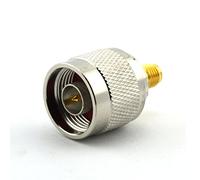 maxmoral 2 pcs N macho a SMA hembra conector RF coaxial coaxial adaptador