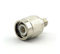 maxmoral 2 pcs TNC macho a SMA hembra conector RF coaxial coaxial adaptador