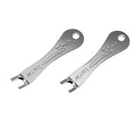 Maxmoral 2 piezas de guitarra acústica para puente de guitarra acústica, extractor de clavijas, extractor de clavijas, herramienta de extracción multifunción, kit de herramientas prácticas de metal,