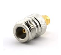maxmoral 2pcs N Hembra a SMA macho conector RF coaxial coaxial adaptador