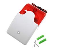 Maxmoral - Sirena de Sonido con Alarma estroboscópica de 12 V para Sistema de Defensa y Alarma de Seguridad del hogar (120 dB)