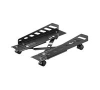 MAXMOUNT Soporte para PC resistente con ruedas - Ancho ajustable 160 - 300 mm - Barra de protección de hasta 25 kg