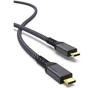 Maxonar Cable Thunderbolt 4 2M/40Gbps, TB4 Certificado USB C4.0 Cable 20V/5A 100W Admite 1x8K 30hz o monitor doble 4K60hz,Macbook Air M1,SSD externo, eGpu (Gpu externo),estación de acoplamiento USBC