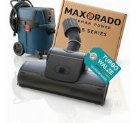 Maxorado Cepillo turbo adecuado para Bosch Gas 18V-12 MC 18V-10 L 15 PS 20 L SFC 55 M AFC 35 25 húmedo/seco de succión de suelo de succión de suelo para animales