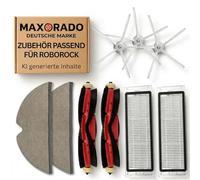 Maxorado Juego de accesorios para Roborock S4 S5 MAX S6 Pure E2 E3 E4 E5 Q5 Xiaomi C1 Robot aspirador