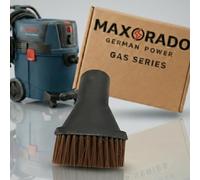 Maxorado Rosshaaar cepillo de succión extra suave adecuado para Bosch Gas 18V-12 MC 18V-10 L 15 PS 20 L SFC 55 M AFC 35 25 húmedo y seco pistón para muebles cepillo pelo natural