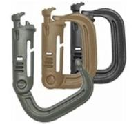 Maxpedition GRIMLOC Anillo en D de bloqueo - Paquete de 4 - Caqui