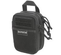 MAXPEDITION Mini Organizador de Bolsillo de Doble Piso (4 x 2.5 x 6 Pulgadas), Bolsa táctica Compatible con Molle para Transporte Diario (Negro) 0258B