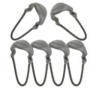 Maxpedition Paquete de 6 tiradores de cremallera grandes para equipaje, 4 cm, gris, 4 cm, Etiqueta de equipaje