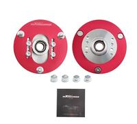 maXpeedingrods 2x Placa de Inclinación de Amortiguador para E46 3 Series 1998-2005, Placa de Camber para Suspensión, Material de Aleación 6061 y Ajuste Preciso por Bola de Almohada Rojo