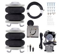 maXpeedingrods 2x Suspensión para Fiat Ducato 1994-2024 4000kg | 12v Compresor, Monte Simple/Doble Trasero, TraccióN Tras./Del., Tubo 8m, ManóMetro Simple