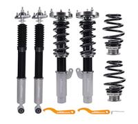 maXpeedingrods 4x Coilover, Amortiguador para BMW E46 3-Series 320i 323i 325i con Muelle, Suspensión Regulable de 24 Niveles, Juego Completo (2 Delanteros y 2 Traseros) de Resorte Helicoidal