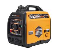 maXpeedingrods Generador Electrico GLP Gasolina 3500W Silencioso con Generador Inverter de Gas con USB y Tomas de 230V Digita para Camping Garaje Viaje
