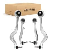 maXpeedingrods Juego de 4 brazos de suspensión delantera y inferior para BMW 5 E60 Touring E61 520d 525
