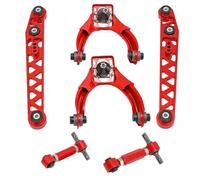 maXpeedingrods Juego de 6 brazos de suspensión inferiores+kit de caída delantera y trasera para Honda Civic 1996-2000