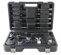 maXpeedingrods Kit de martillo neumático, juego de 25 piezas de cincel neumático multifuncional, juego de separadores de juntas esféricas de 2100 BPM, puntas de martillo de aire, martillo de aire de