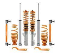 maXpeedingrods Suspensión roscada ajustable en altura para VW Golf Mk4 IV 1J1 FWD 1998-2007 para Audi TT 8N3 FWD 1998-2006 para A3 (8L1) FWD 96-06