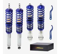 maXpeedingrods Suspensión roscada de suspensión azul Coilover Shock Absorber para VW Golf 2 para Golf 3