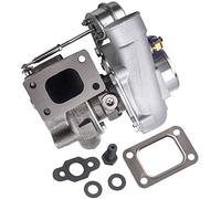 maXpeedingrods Turbocompresor T25 T28 GT25 GT28 GT2860 GT2871 para Coche, Turbina Universal, Motor hasta 350+BHP, Turbo con Refrigeración por Agua para Todos los 4 Cilindros y los Motores de 1.5-2.0L