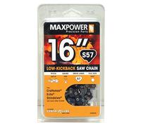 Maxpower 336536 Cadena de motosierra de 16 pulgadas para Echo, John Deere, Poulan, Remington y otros (S57)