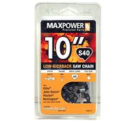 Maxpower Bucle de cadena de motosierra de 10 pulgadas para Echo, John Deere, Poulan, Remington (S40)