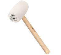 MAXPOWER Maza de Goma, 24Oz/680g Mazo de Goma Martillo de Goma Martillo para Azulejos con Mango de Madera, Blanco