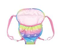 MAXQUU 1 pieza de portamuñecas para bebé, correas de juguete de peluche, correas ajustables de doble hombro, accesorios prácticos para muñecas, portador de juguetes para niños, regalo de cumpleaños