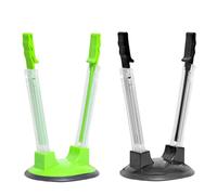 MAXQUU 2 soportes para bolsas de alimentos, soporte para bolsas de plástico, plegable, retráctil, soporte para bolsas de almacenamiento, cómodo soporte para bolsas frescas, soporte para bolsas de