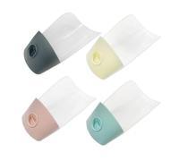MAXQUU Extensor de grifo de 4 piezas para lavar las manos, para lavar las manos de los niños, extensión de grifo con protector de lavabo (azul claro, azul oscuro, rosa claro, crema)