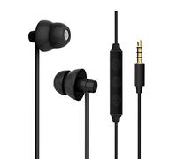 MAXROCK Auriculares de Dormir In-Ear Soundproof Earplug Soft Earbuds con Micrófono Cancelación de Ruido Sleep Earpods for Side Sleeper, Insomnia, Snoring, Air Travel, Bedtime Listening.